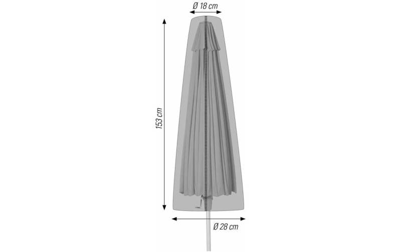 acamp Sonnenschirm-Schutzhülle »Ø 18 / 28 cm x 153 cm« von acamp