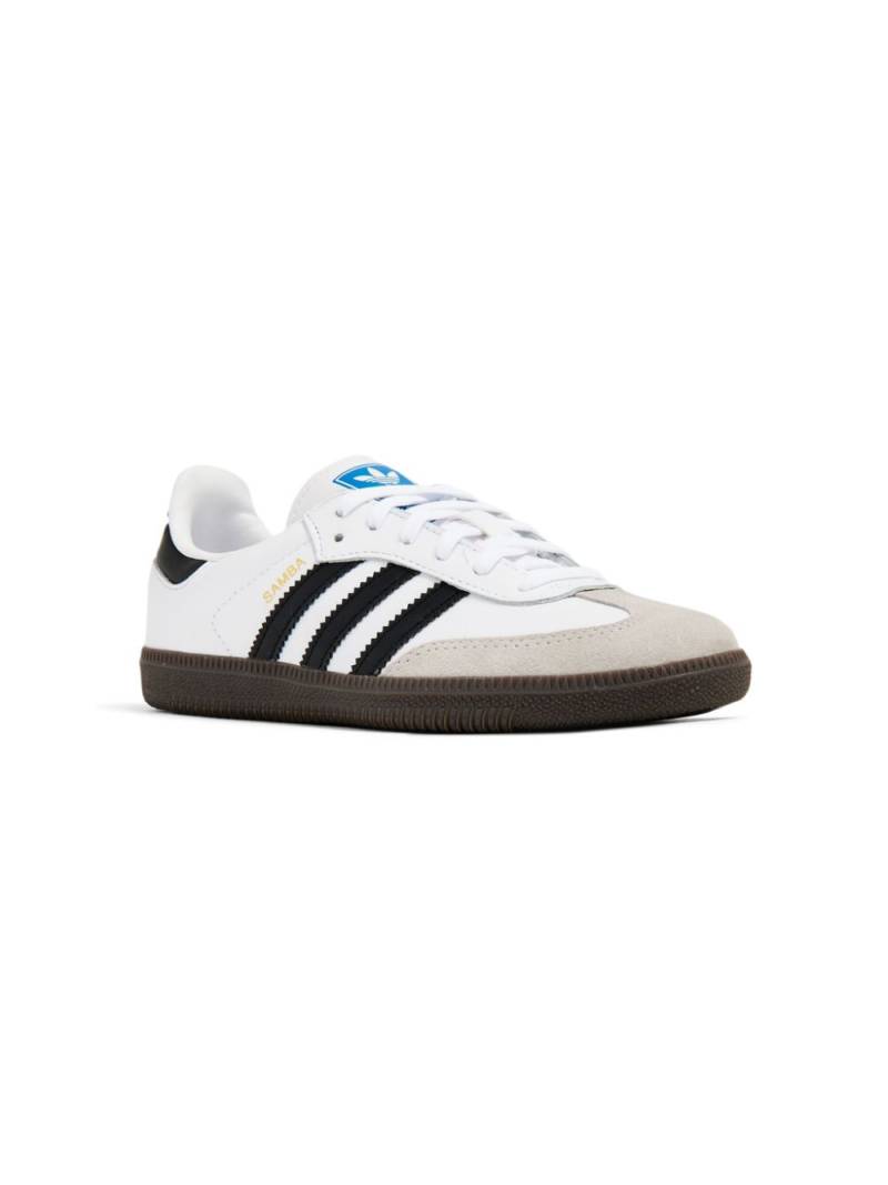 adidas Kids Samba 3-stripe sneakers - White von adidas Kids