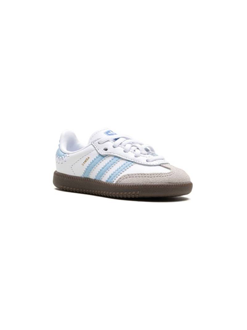 adidas Kids Samba OG "Cloud White/Clear Sky/Blue" sneakers von adidas Kids