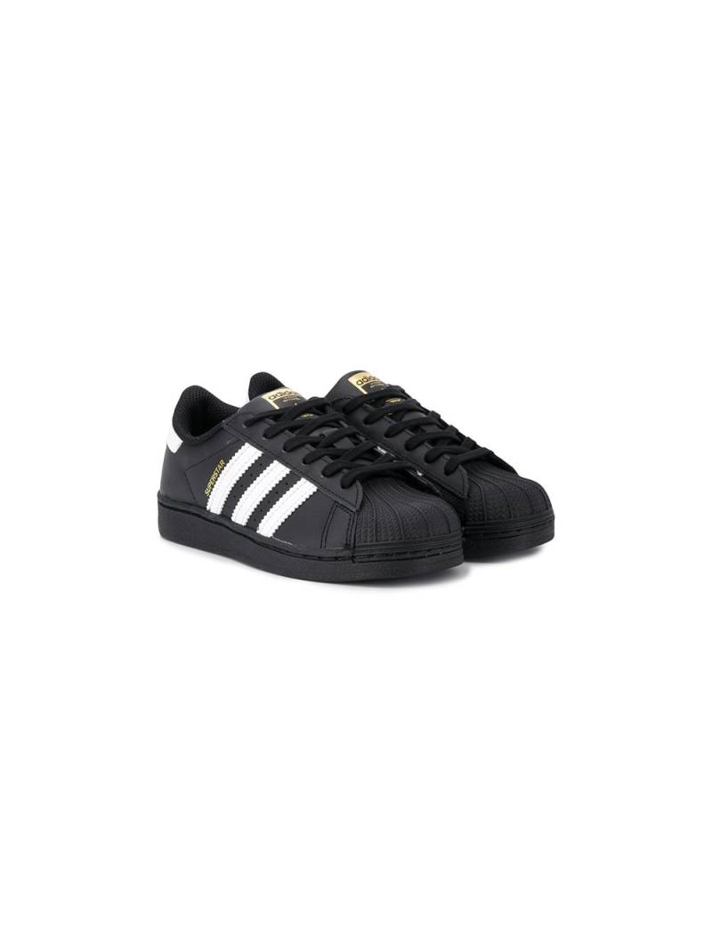 adidas Kids Superstar lace-up sneakers - Black von adidas Kids