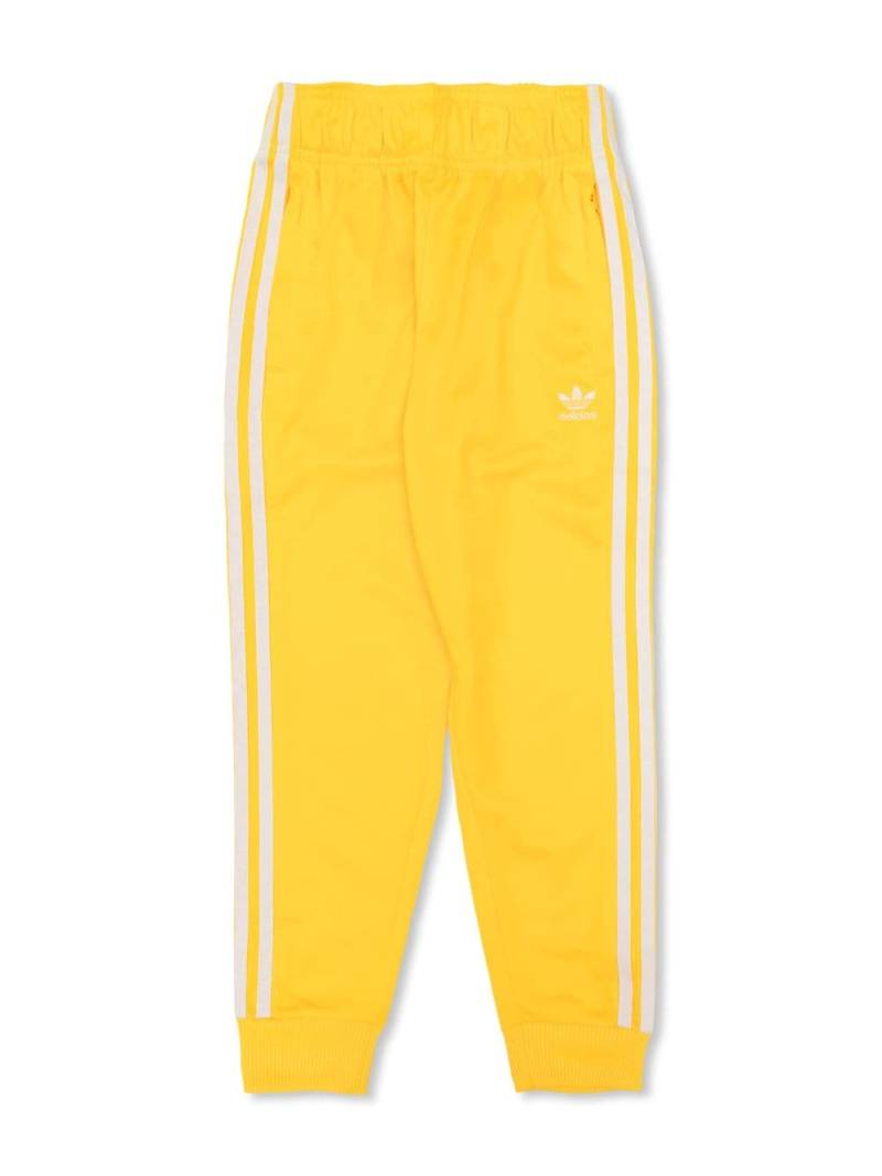 adidas Kids logo-embroidered track pants - Yellow von adidas Kids