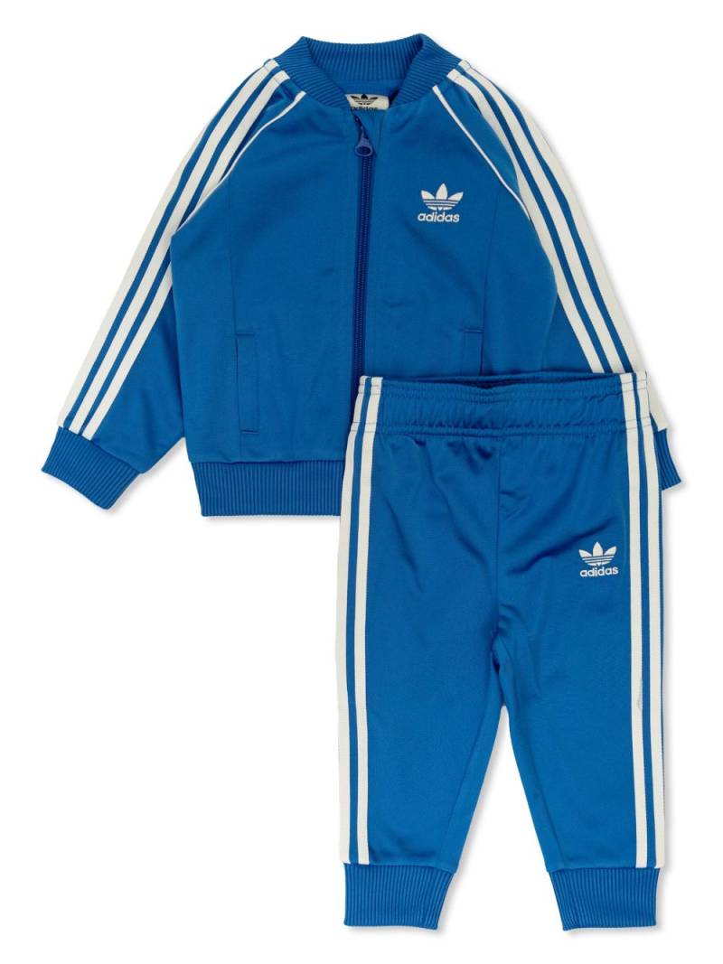 adidas Kids logo-embroidered tracksuit set - Blue von adidas Kids