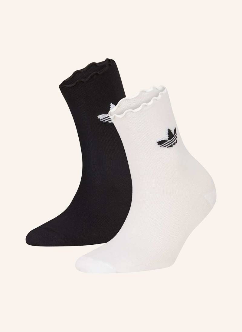 Adidas Originals 2er-Pack Socken Ruffle weiss von adidas Originals