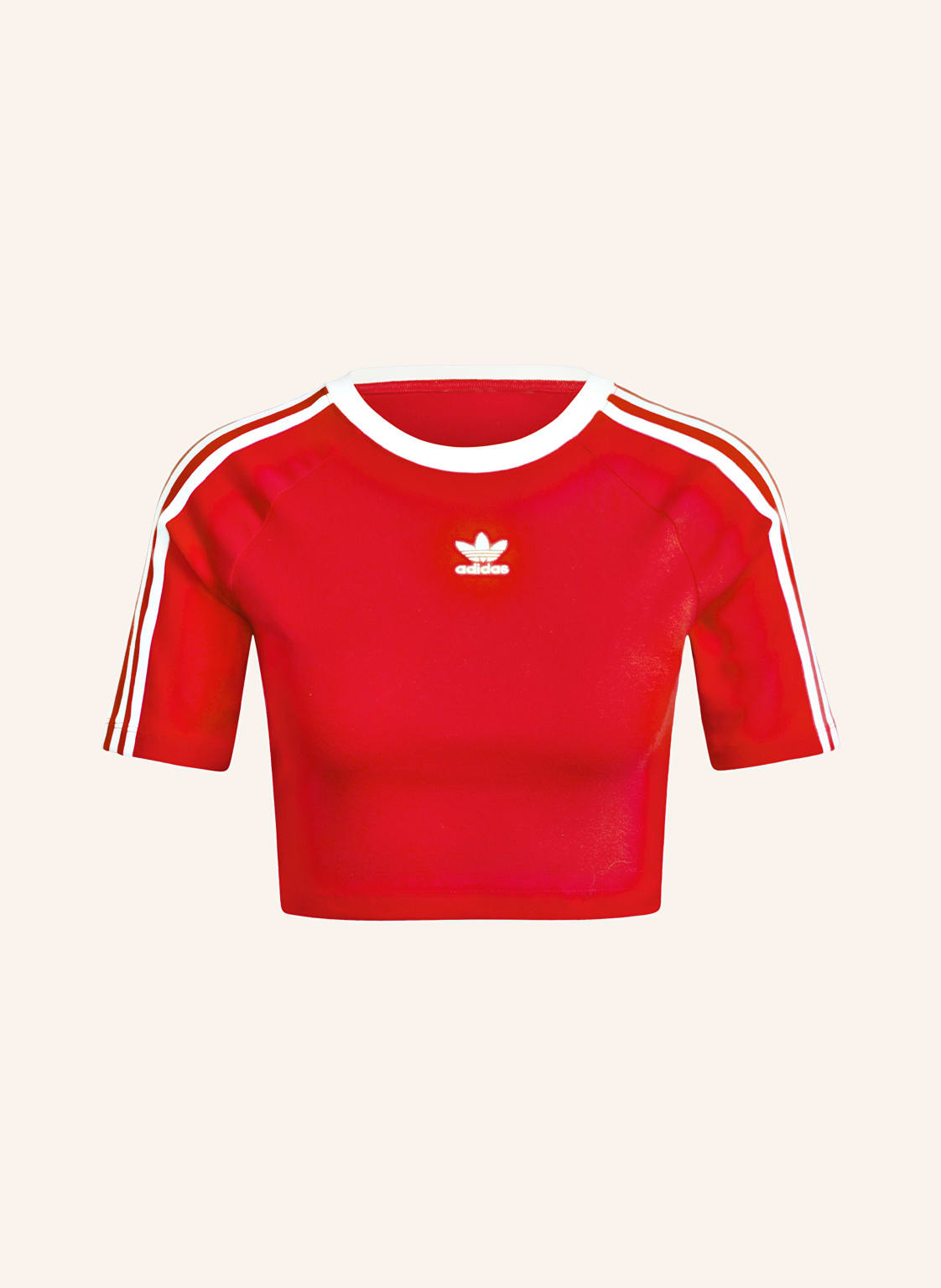 Adidas Originals Cropped-Shirt rot von adidas Originals