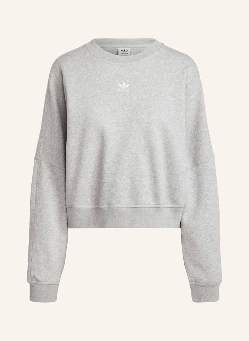 Adidas Originals Cropped-Sweatshirt Crew grau von adidas Originals