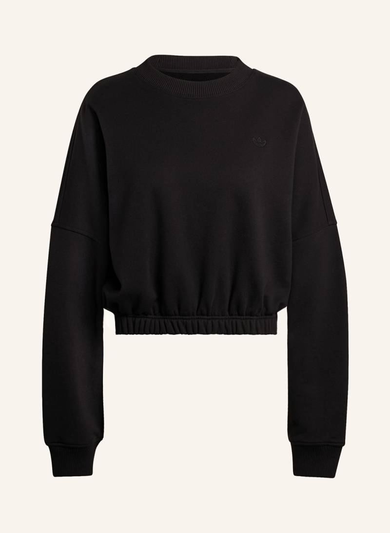 Adidas Originals Cropped-Sweatshirt Premium Essentials schwarz von adidas Originals