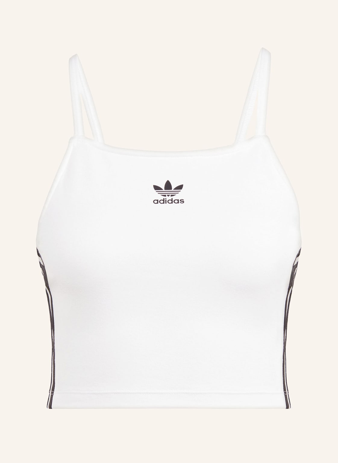 Adidas Originals Cropped-Top Adicolor weiss von adidas Originals