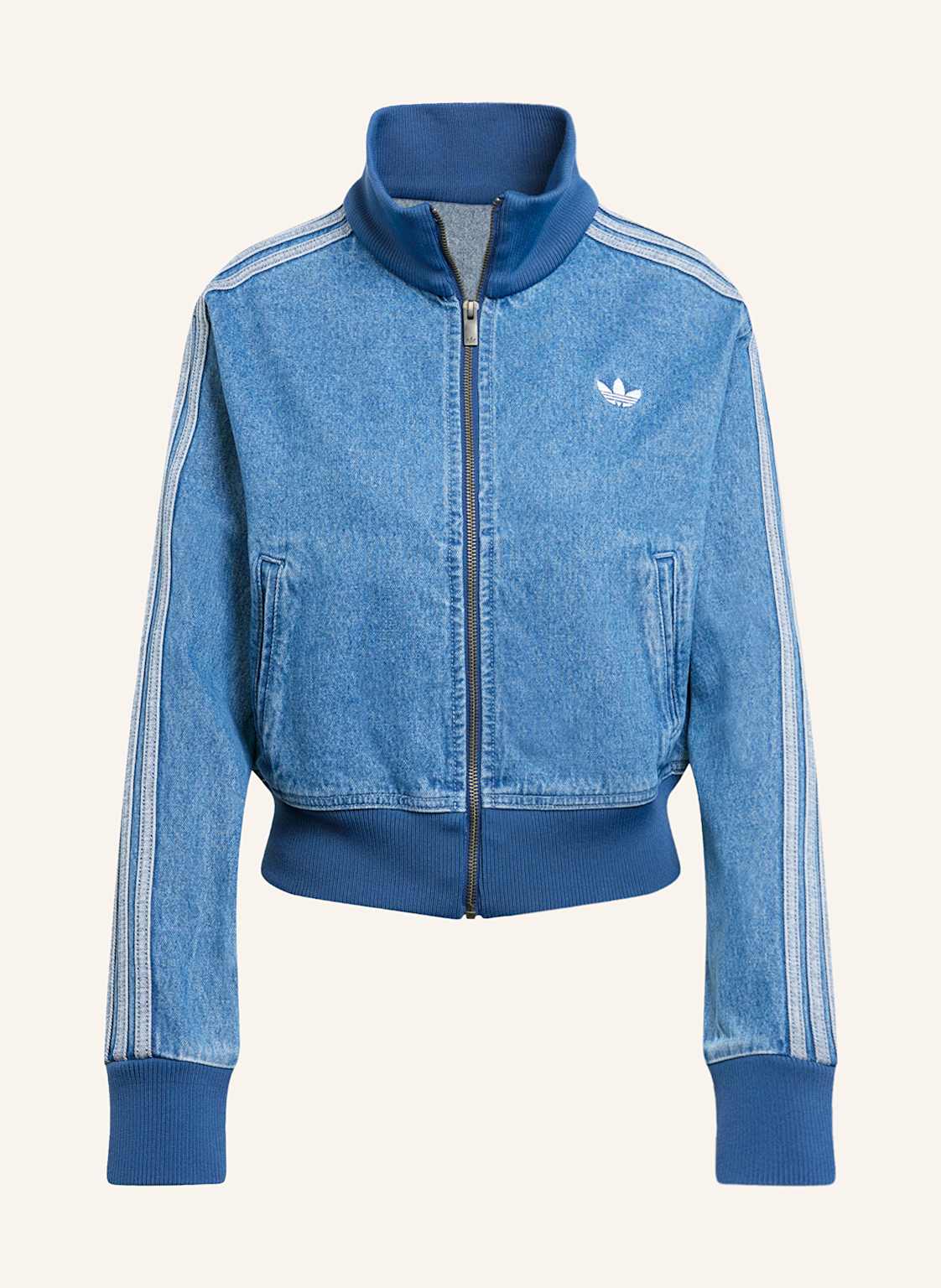 Adidas Originals Jacke Adicolor In Jeansoptik blau von adidas Originals