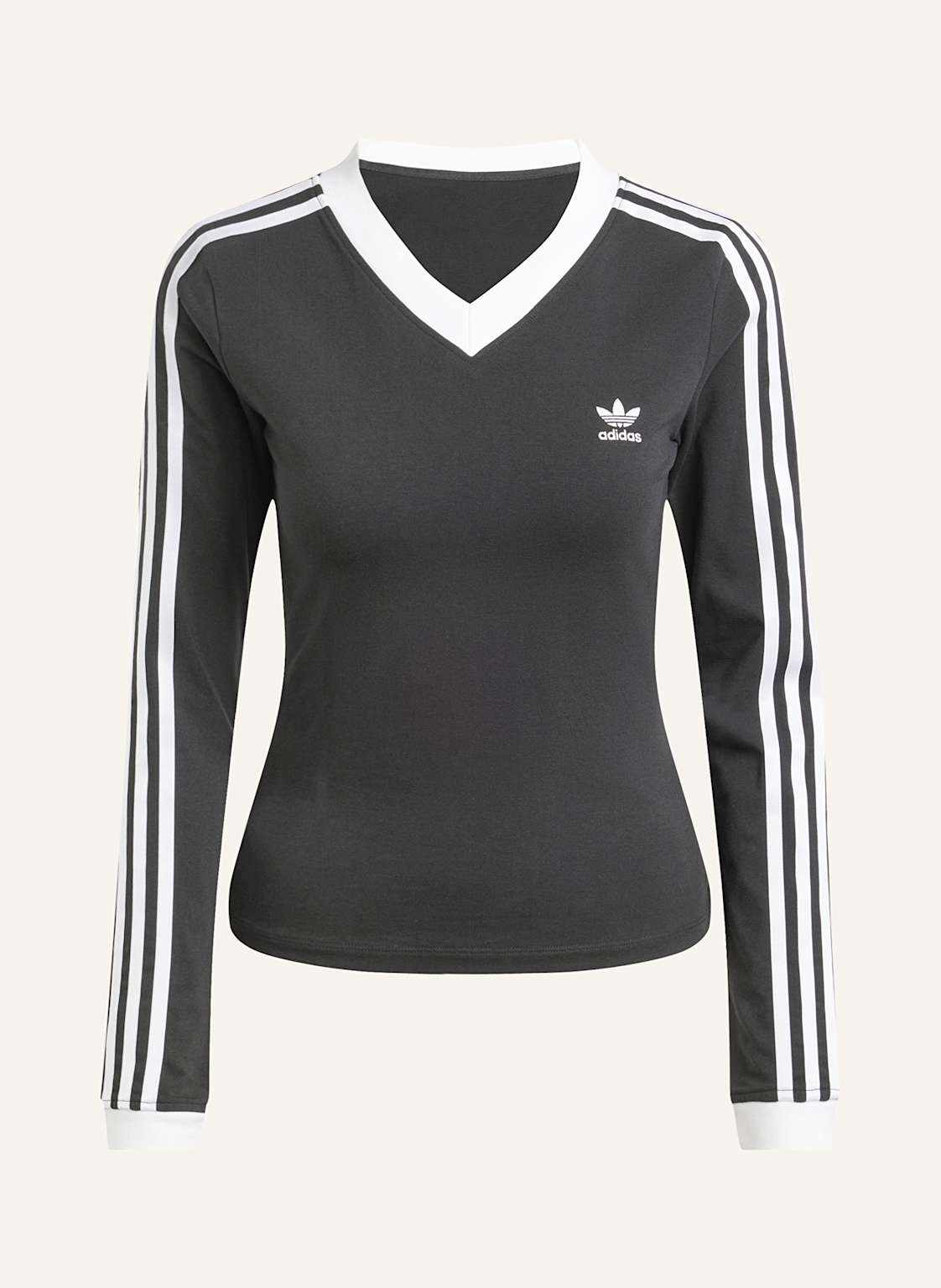 Adidas Originals Longsleeve V-Neck Ls schwarz von adidas Originals