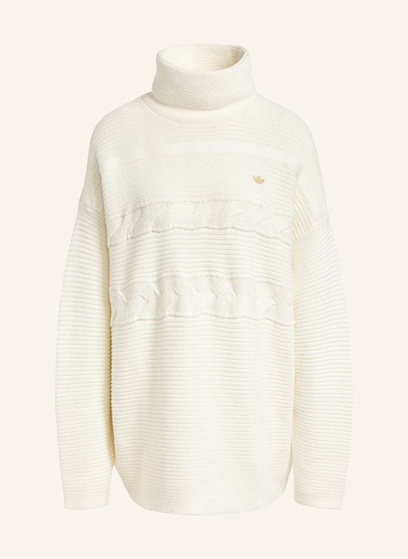 Adidas Originals Oversized-Rollkragenpullover weiss von adidas Originals