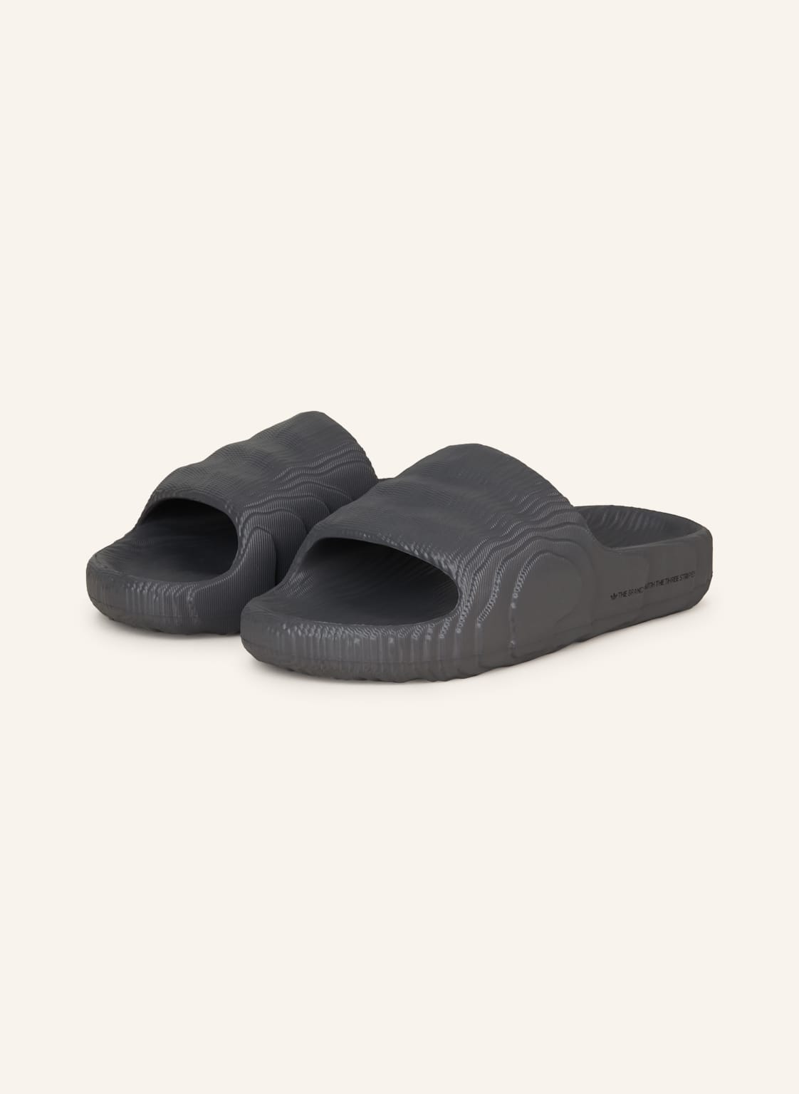 Adidas Originals Pantoletten Adilette 22 grau von adidas Originals