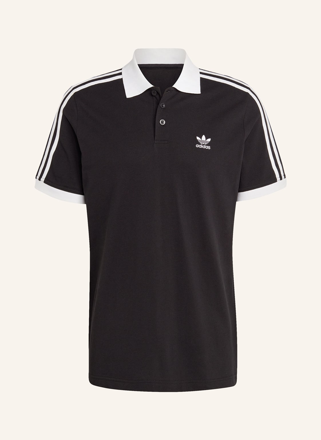 Adidas Originals Piqué-Poloshirt Adicolor Classics Mit Galonstreifen schwarz von adidas Originals