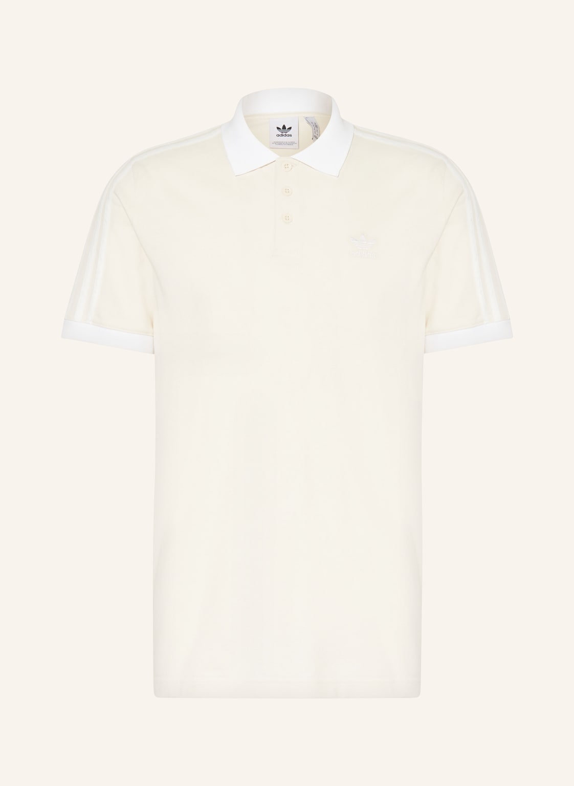 Adidas Originals Piqué-Poloshirt beige von adidas Originals