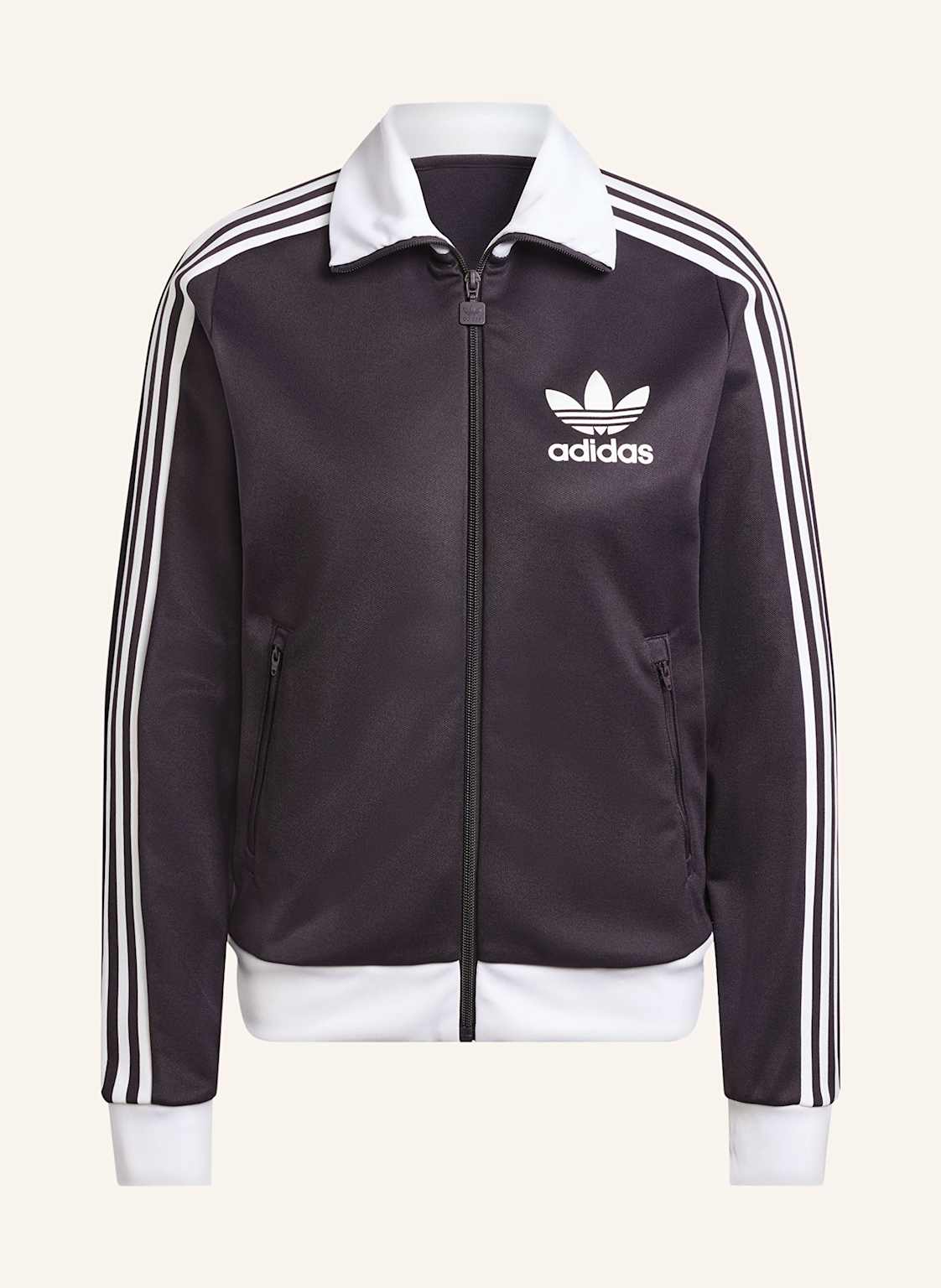 Adidas Originals Piqué-Trainingsjacke Beckenbauer Tt schwarz von adidas Originals