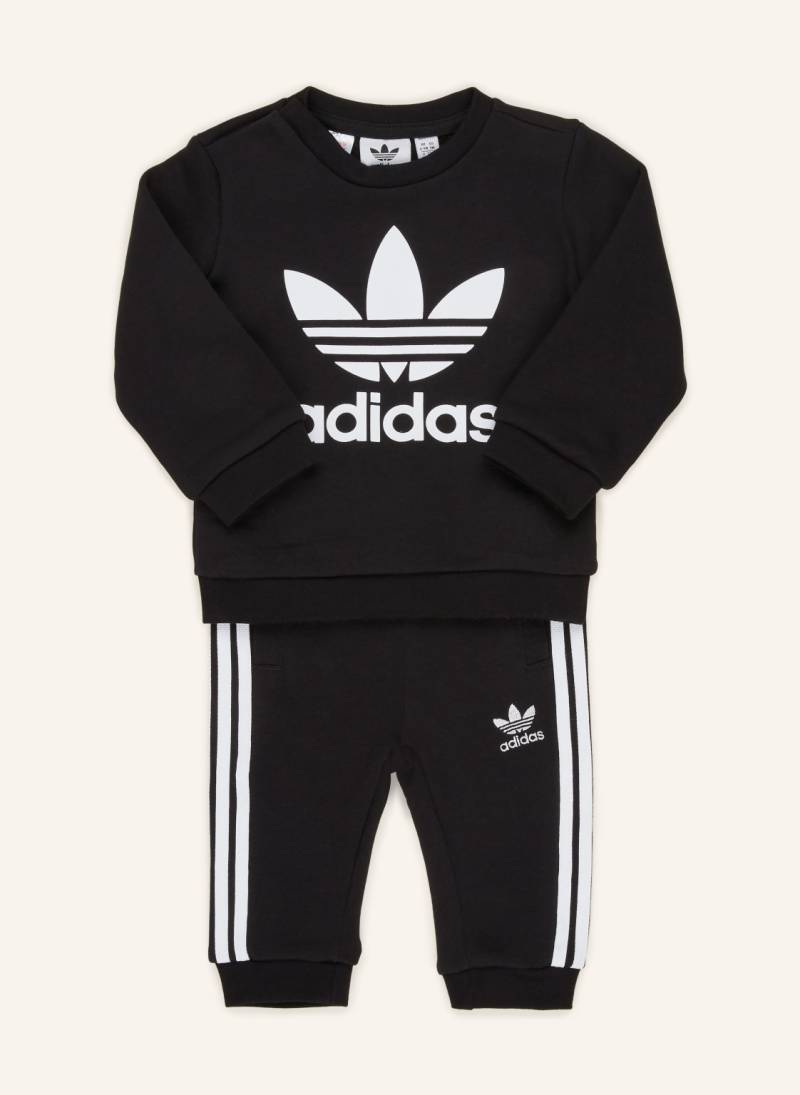 Adidas Originals Set Crew: Sweatshirt Und Sweatpants schwarz von adidas Originals