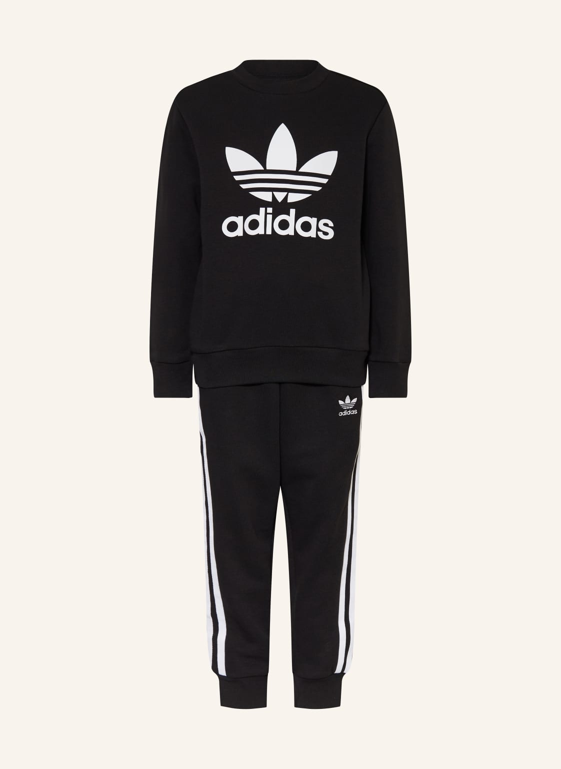 Adidas Originals Set Crew: Sweatshirt Und Sweatpants schwarz von adidas Originals