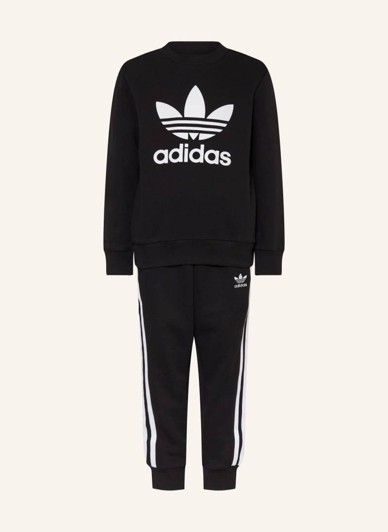 Adidas Originals Set Crew: Sweatshirt Und Sweatpants schwarz von adidas Originals