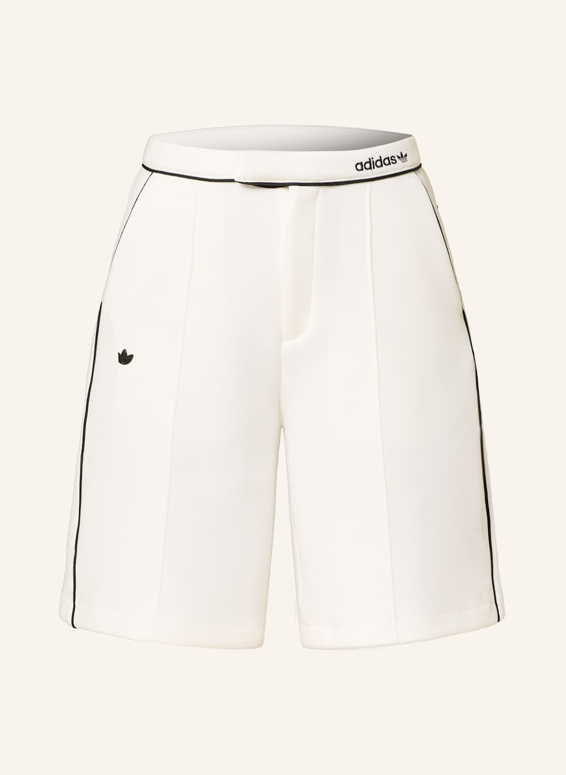 Adidas Originals Shorts Adidas Originals Wide Leg Bermuda Short weiss von adidas Originals