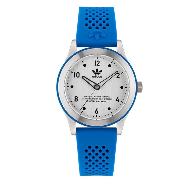 Uhr adidas Originals Code Three Watch AOSY23032 Silberfarben von adidas Originals