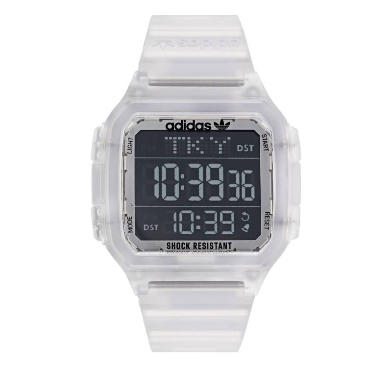 Uhr adidas Originals Digital One GMT AOST22049 Weiß von adidas Originals