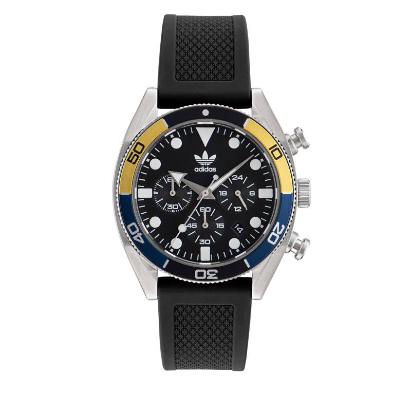 Uhr adidas Originals Edition Two Chrono Watch AOFH23003 Silberfarben von adidas Originals