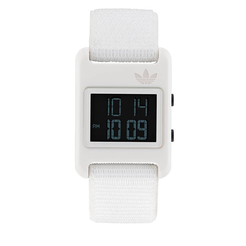 Uhr adidas Originals Retro Pop Digital Watch AOST23064 Weiß von adidas Originals