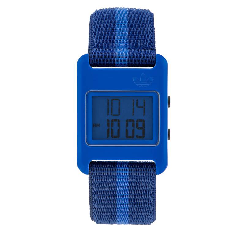 Uhr adidas Originals Retro Pop Digital Watch AOST23070 Blau von adidas Originals