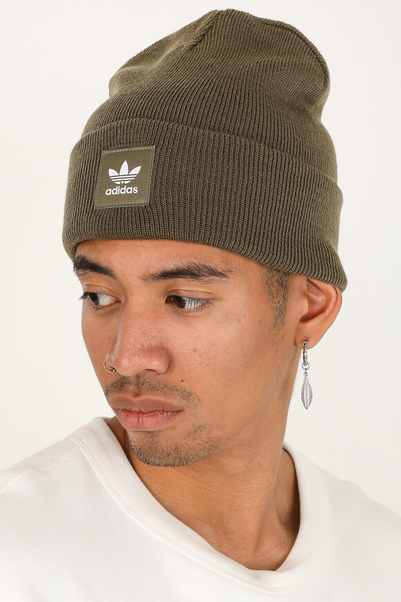 Adidas Originals Beanie | Dunkel Olive | Herren  | S/M von Adidas Originals