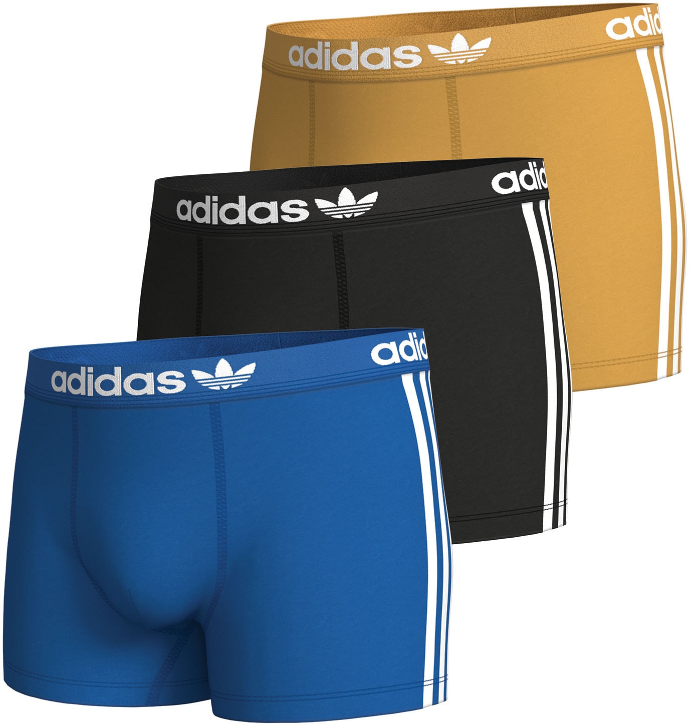 adidas Originals Boxershorts, (Packung, 3 St.), mit elastischem Logo-Bund von adidas Originals