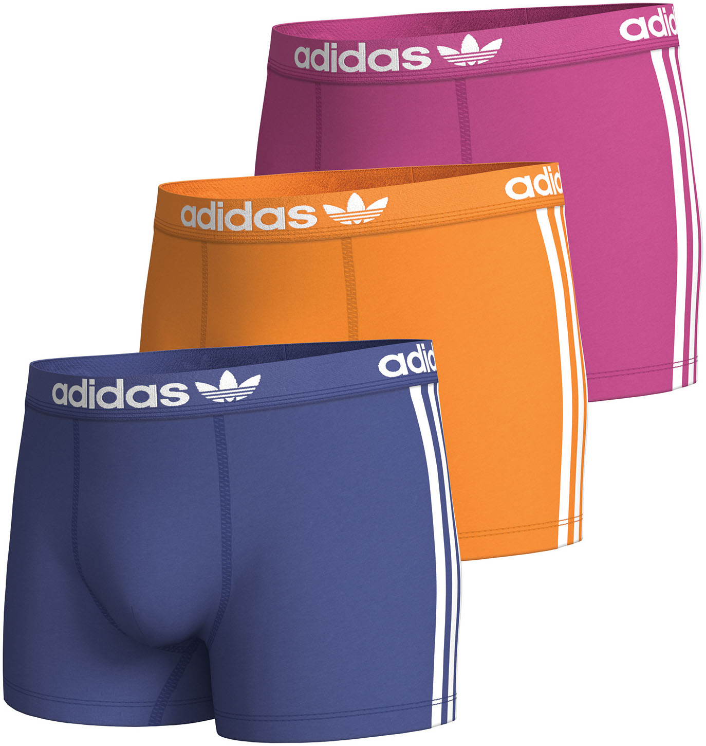 adidas Originals Boxershorts, (Packung, 3 St.), mit elastischem Logo-Bund von adidas Originals