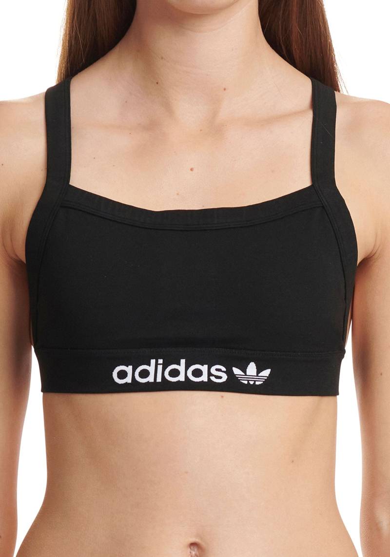 adidas Originals Bralette, mit gekreuztem Ringerrücken von adidas Originals