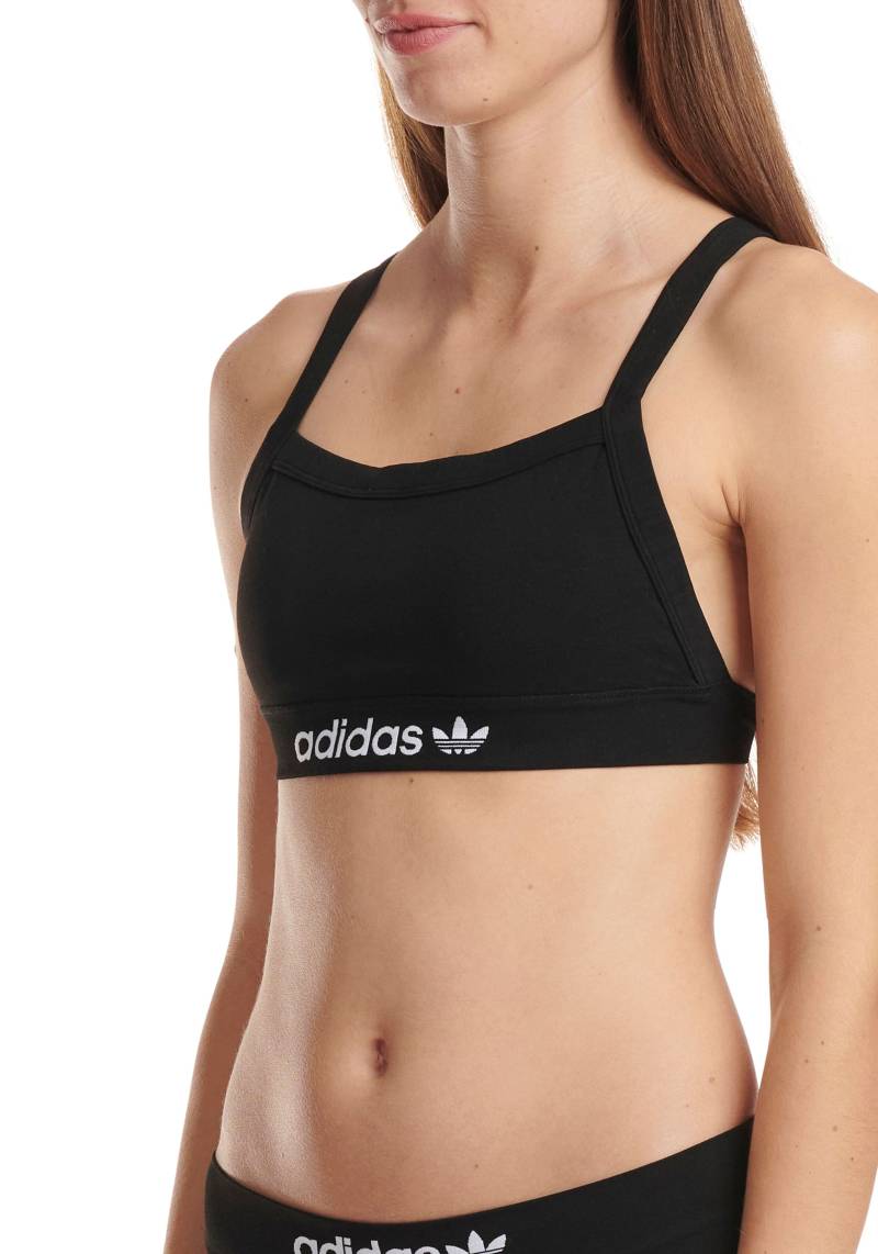 adidas Originals Bralette, mit gekreuztem Ringerrücken von adidas Originals