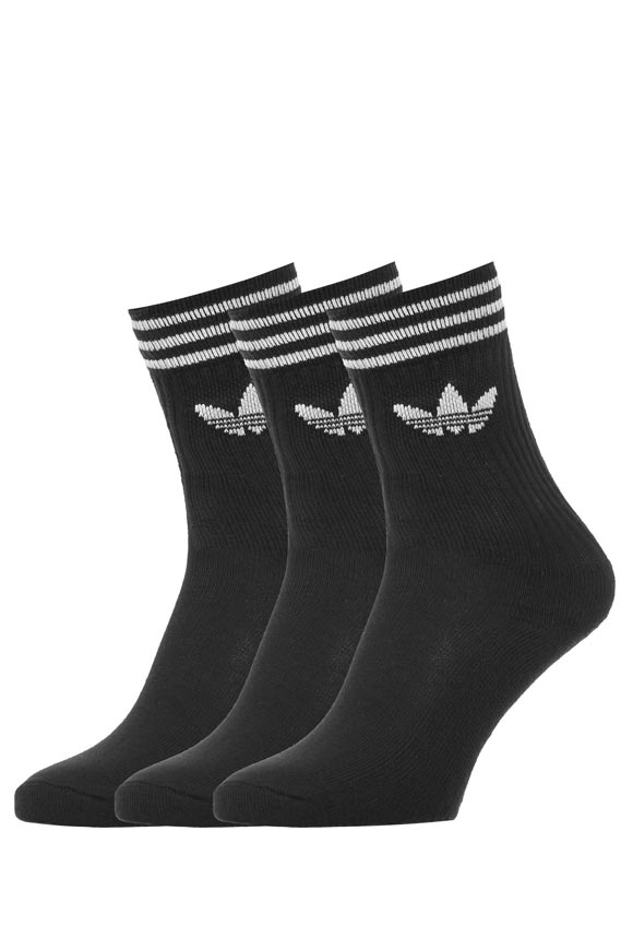 Adidas Originals Dreierpack Socken | Schwarz + Weiss | unisex  | EU35-38 von Adidas Originals