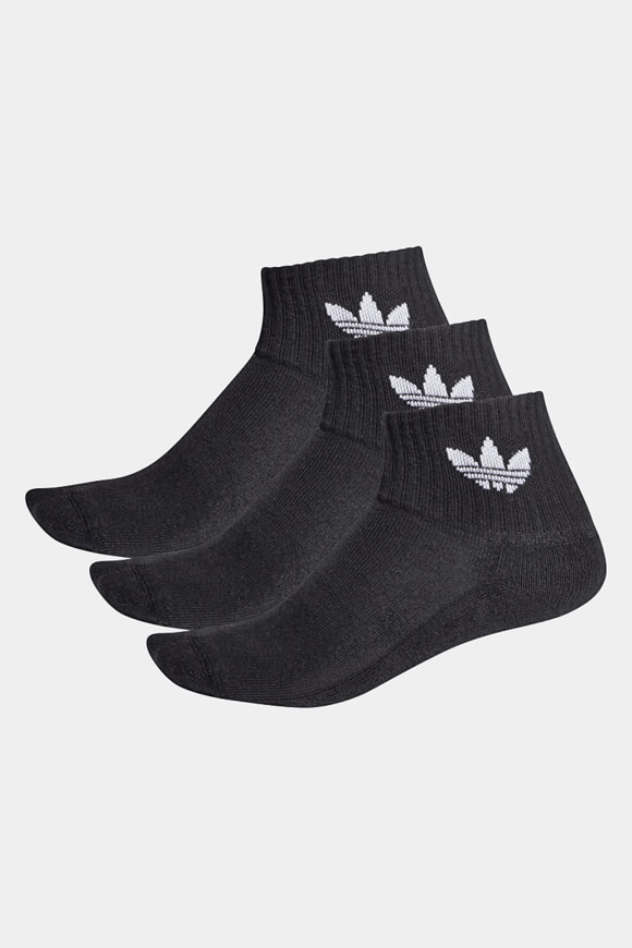 Adidas Originals Dreierpack Socken | Schwarz | unisex  | EU34-36 von Adidas Originals