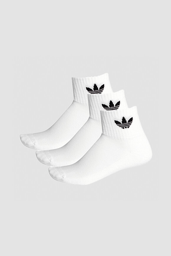 Adidas Originals Dreierpack Socken | Weiss + Schwarz | unisex  | EU34-36 von Adidas Originals