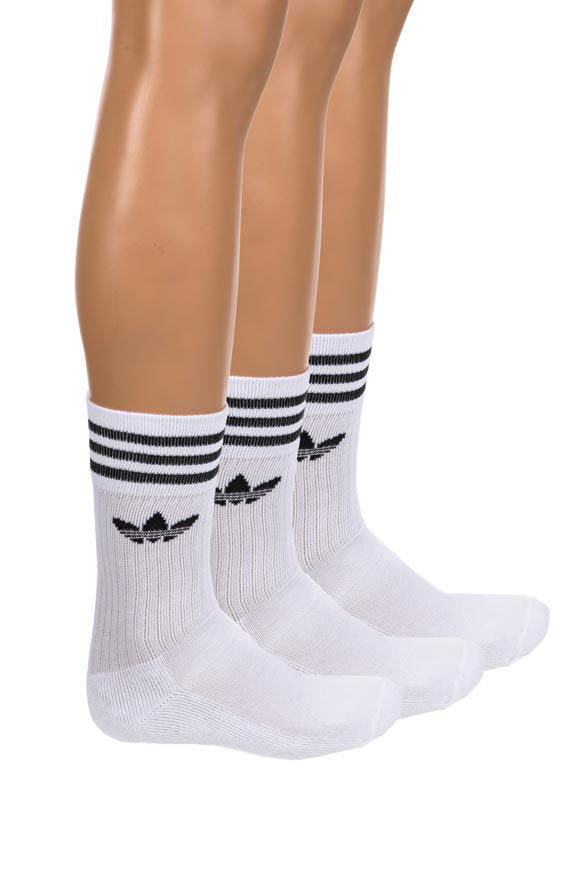 Adidas Originals Dreierpack Socken | Weiss | unisex  | EU35-38 von Adidas Originals