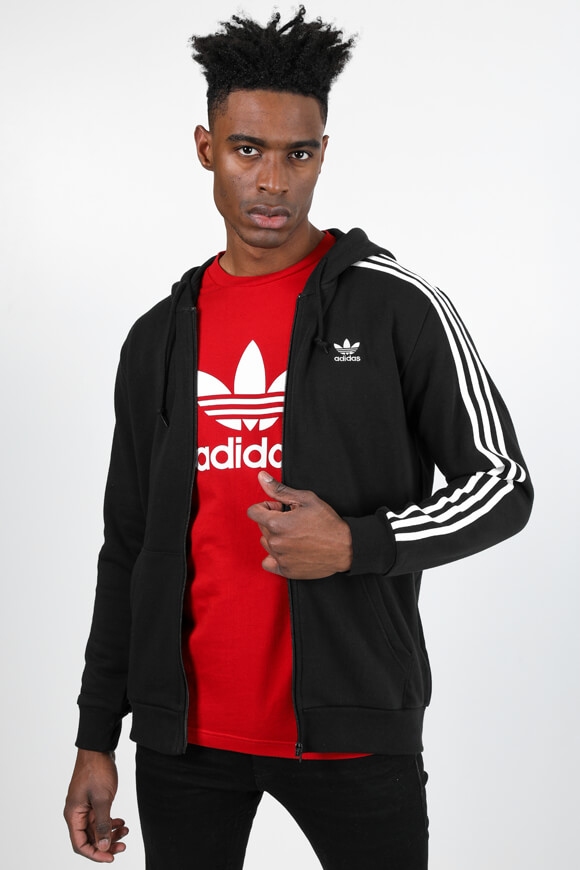 Adidas Originals Kapuzensweatjacke | Schwarz | Herren  | L von Adidas Originals