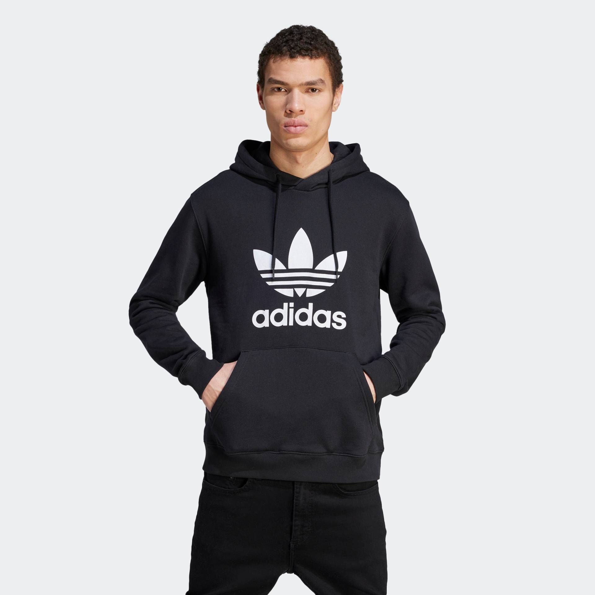adidas Originals Kapuzensweatshirt »TREFOIL HOODY«, Hoodie, Kapuzenpullover mit grossem Logoprint von adidas Originals