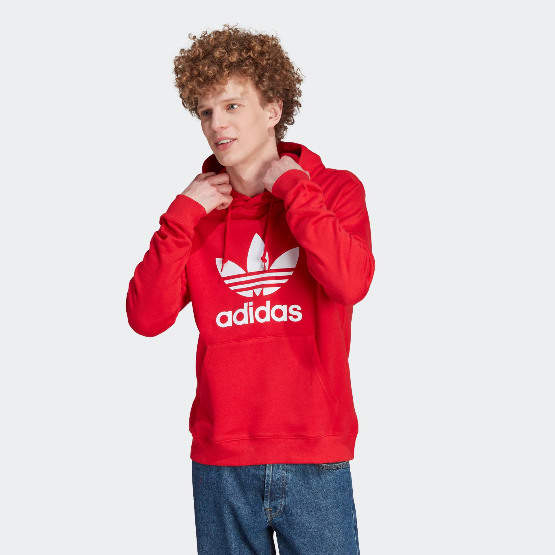 adidas Originals Kapuzensweatshirt »TREFOIL HOODY«, Hoodie, Kapuzenpullover mit grossem Logoprint adidas Originals Kapuzensweatshirt »TREFOIL HOODY«, Hoodie, Kapuzenpullover mit grossem Logoprint von adidas Originals