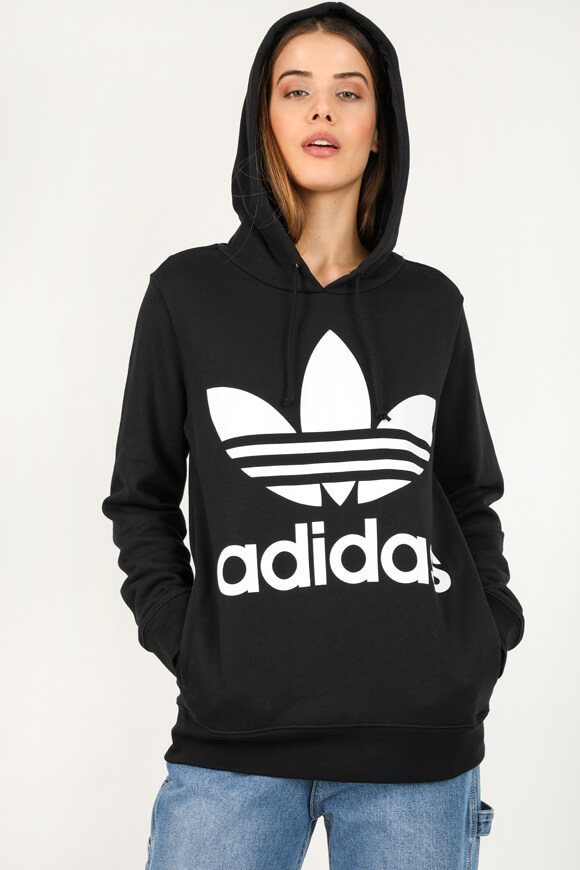 Adidas Originals Kapuzensweatshirt | Schwarz | Damen  | 34 von Adidas Originals