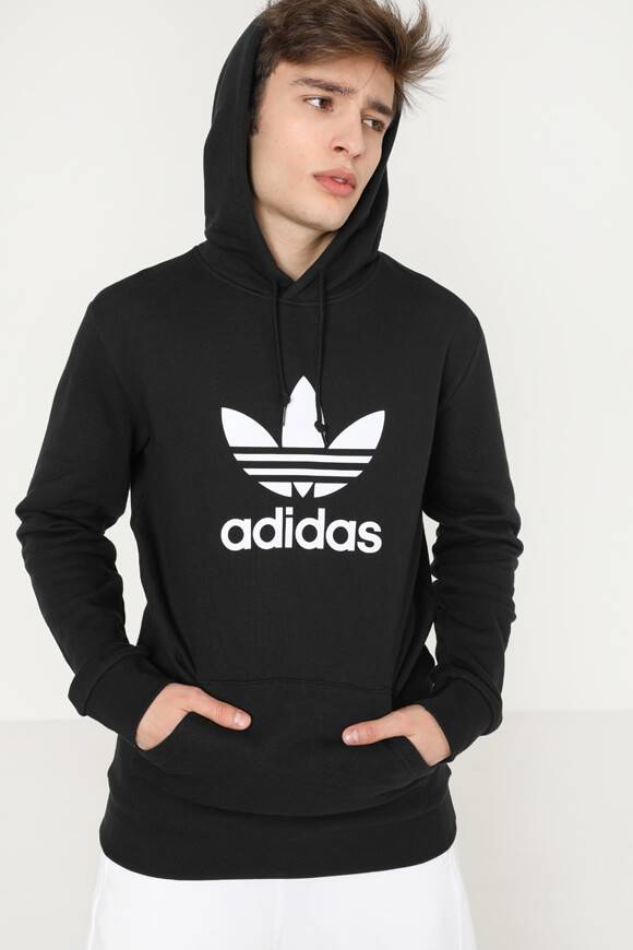 Adidas Originals Kapuzensweatshirt | Schwarz | Herren  | L von Adidas Originals