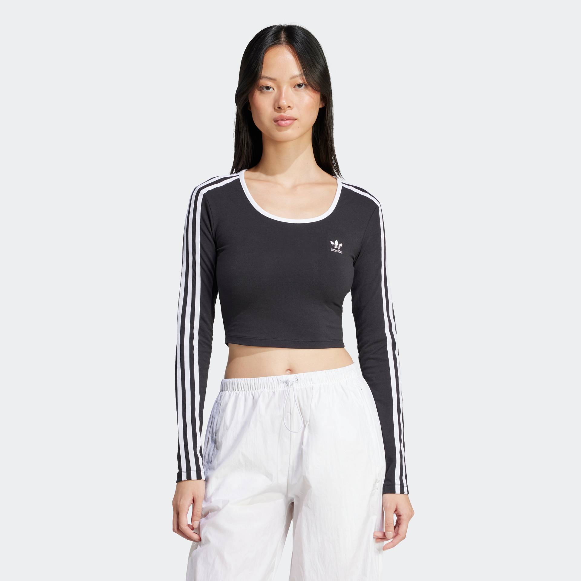 adidas Originals Langarmshirt »3S LS CROP« adidas Originals Langarmshirt »3S LS CROP« von adidas Originals
