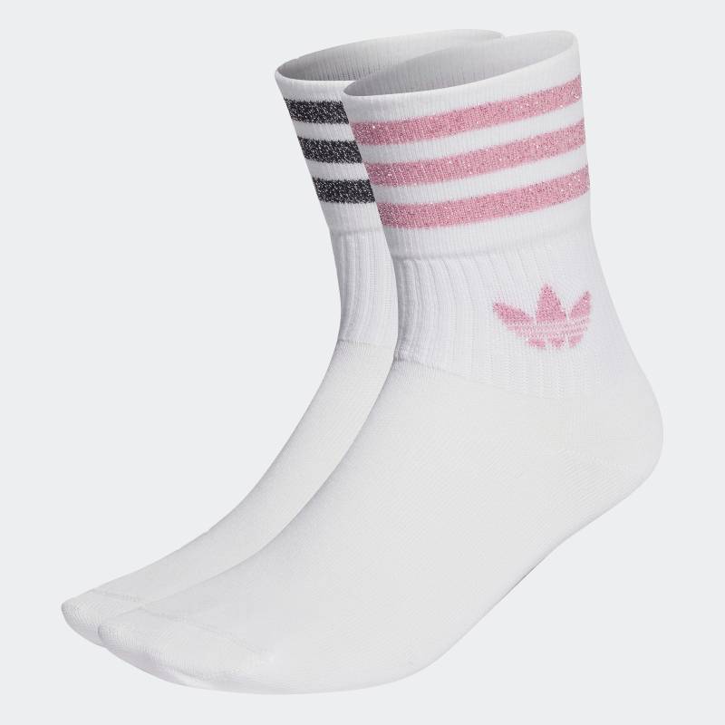 adidas Originals Sportsocken »MIDCUT GLITTER CREW SOCKEN, 2 PAAR«, (2 Paar) von adidas Originals