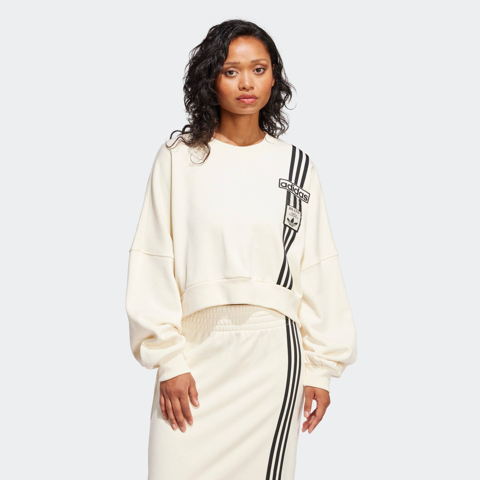 adidas Originals Sweatshirt »CROP SWEATSHIRT« adidas Originals Sweatshirt »CROP SWEATSHIRT« von adidas Originals