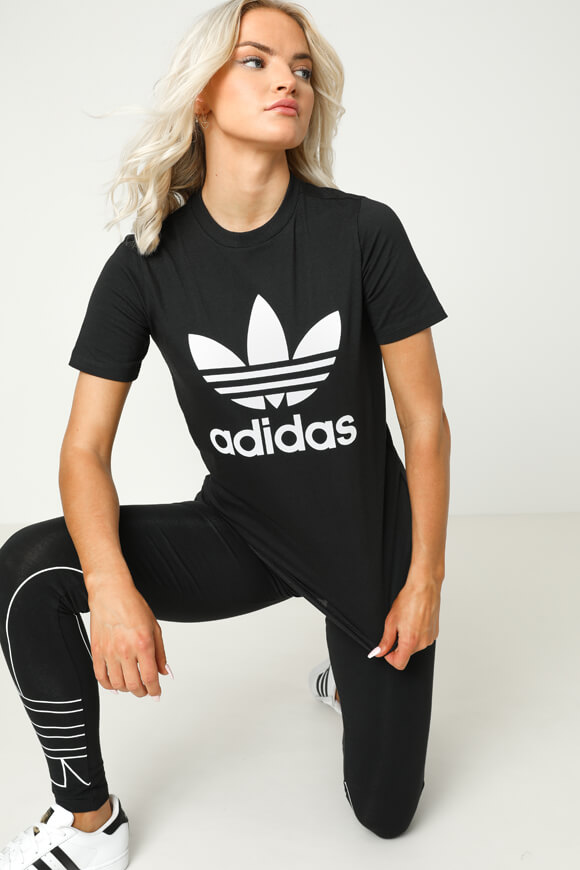 Adidas Originals T-Shirt | Schwarz | Damen  | 34 von Adidas Originals