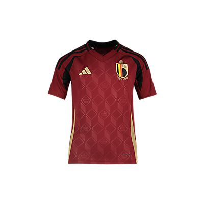 Belgien Home Replica Kinder Fussballtrikot EM 2024 von adidas Performance