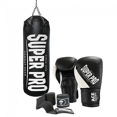 Super Pro Combat Gear Water Air Boxsack Set von adidas Performance