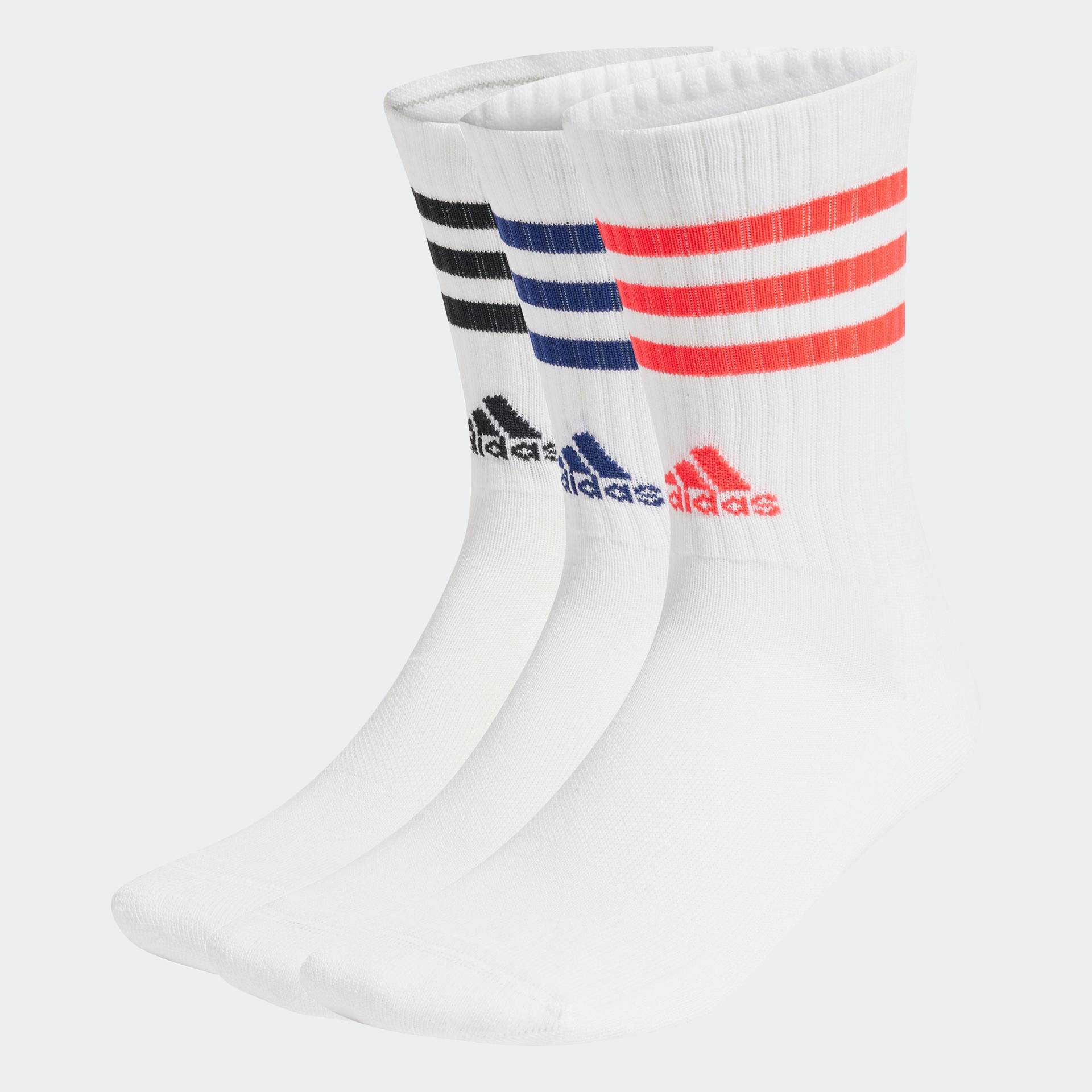 adidas Performance Funktionssocken »3STREIFEN CUSHIONED CREW SOCKEN, 3 PAAR«, (3 Paar) von adidas Performance