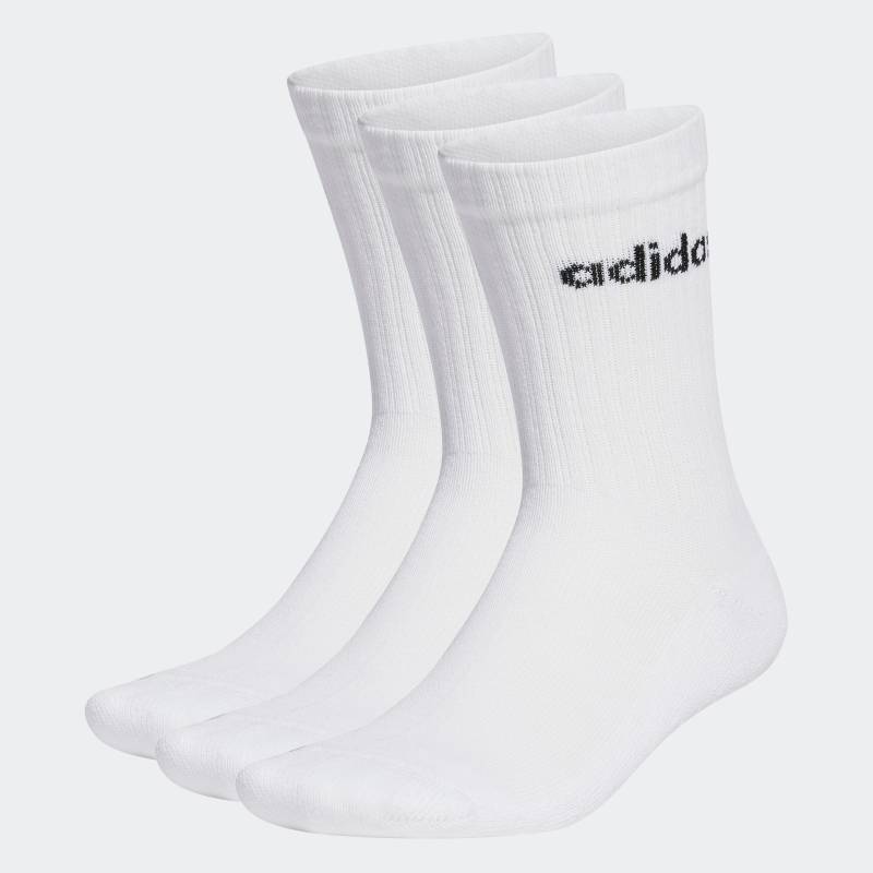 adidas Performance Funktionssocken »LINEAR CREW CUSHIONED SOCKEN, 3 PAAR«, (3 Paar) von adidas Performance