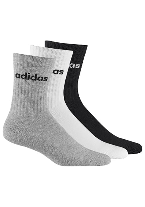 adidas Performance Funktionssocken »LINEAR CREW CUSHIONED SOCKEN, 3 PAAR«, (3 Paar) von adidas Performance